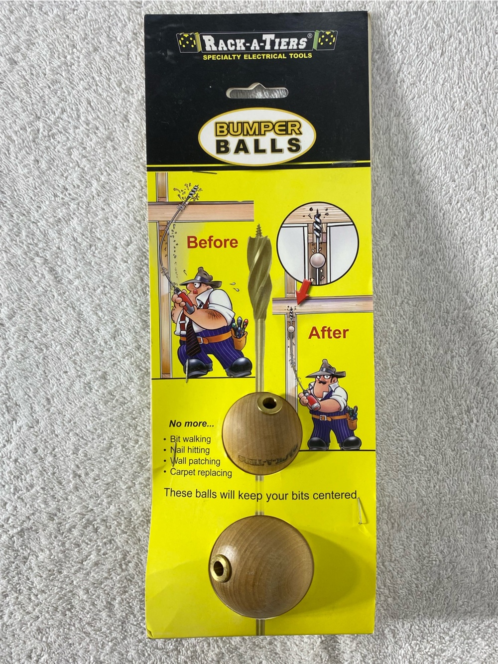 Authentic Original Wood Rack-A-Tiers Bumper Balls Kit (Model BB1520) NEW